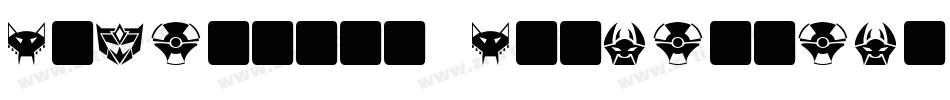 Cybertron Condensed字体转换